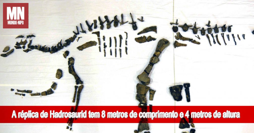 A R Plica Do Esqueleto Uma Duplicata Do Maior F Ssil De Dinossauro