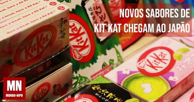 Sabores novos e diferentes de Kit Kat
