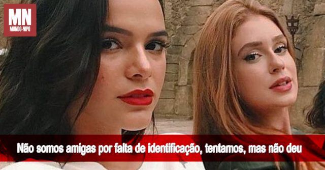 Bruna Marquezine diz que não é amiga de Marina Ruy Barbosa
