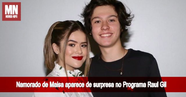 Namorado de Maisa Silva aparece na TV pela primeira vez