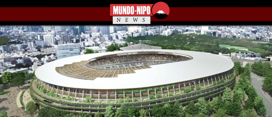 Estádio nacional do Japão fica pronto