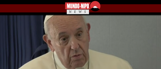 Papa francisco se emociona durante a sua visita a Hiroshima