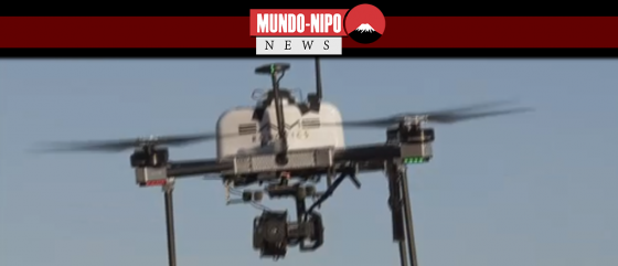 Drones japoneses em teste