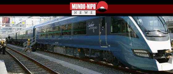 A East Japan Railway Co. divulga seu novo trem expresso de luxo Saphir Odoriko