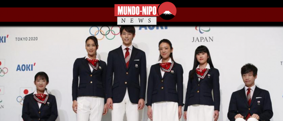 Os uniformes cerimoniais para as equipes olímpicas e paralímpicas do Japão são revelados