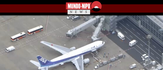 Avião japonês arrisa em território chinês para repatriação dos cidadãos