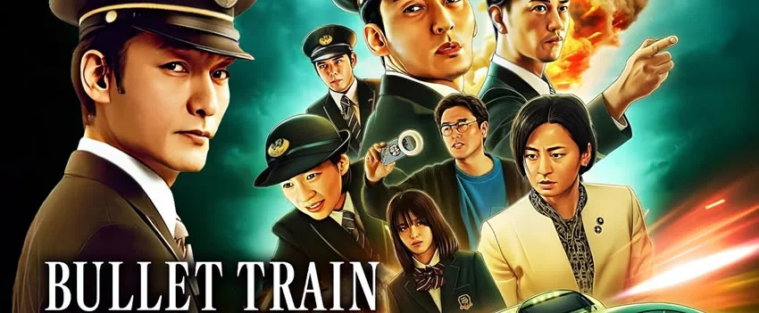 Thriller de alta tensão no trem-bala japonês Hayabusa 60! Uma bomba explodirá se a velocidade cair abaixo de 100 km/h. A corrida para evitar a explosão!