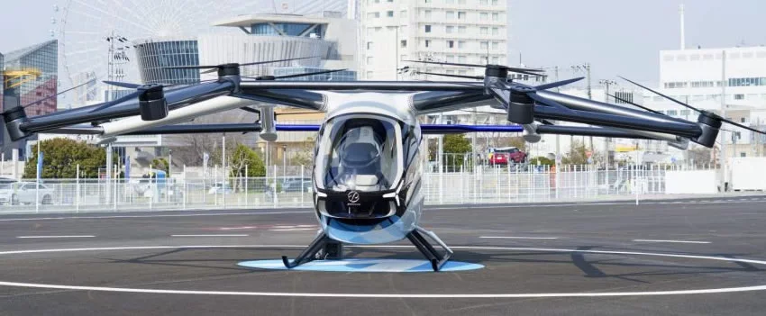 Veículo voador Hexa impressiona com voo de demonstração na Expo 2025 Osaka. Inovação japonesa em destaque. Confira os detalhes!