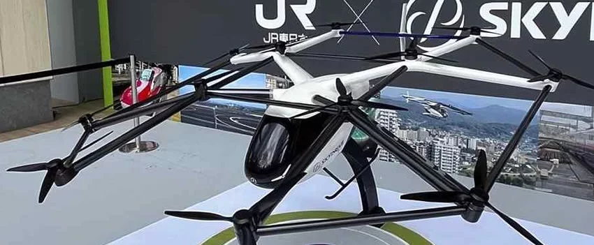 JR East lança projeto de carros voadores em Iwate com foco em turismo aéreo e mobilidade regional inovadora.