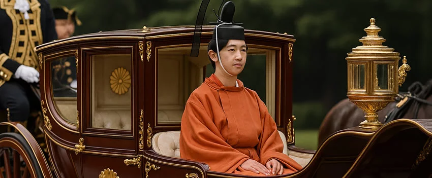 Príncipe Hisahito celebrará sua maioridade em setembro com carruagem imperial de 112 anos. Um rito tradicional que encanta amantes da cultura japonesa.