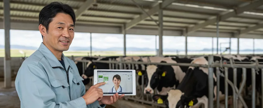 Descubra como os exames veterinários online estão transformando o tratamento de animais de grande porte em Hokkaido, Japão, combatendo a escassez de profissionais e otimizando o cuidado no campo.