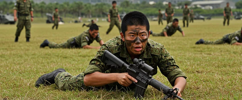 O recrutamento militar em Okinawa revela os dilemas do Japão diante da ameaça chinesa e da baixa adesão dos jovens às forças armadas.