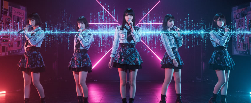 O AKB48 lança single parcialmente gerado por inteligência artificial que vence votação contra música de compositor renomado. Saiba mais sobre a ascensão da IA na música japonesa.