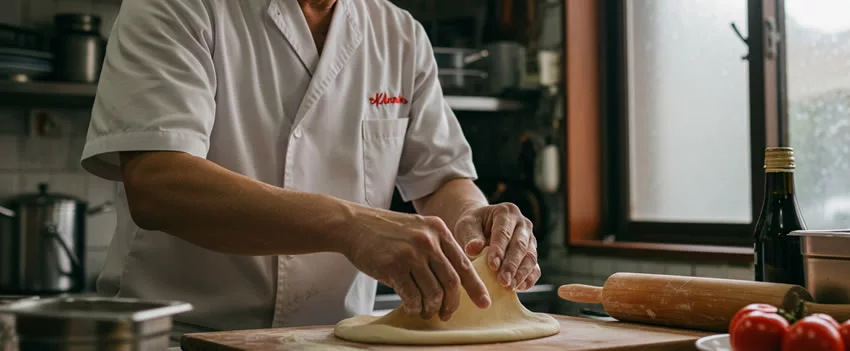 Mestre pizzaiolo japonês Atsushi-san transforma a pizza napolitana em arte. Descubra a história da Siciliya, aclamado restaurante que funde tradição italiana e precisão japonesa.