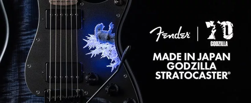 Descubra a lendária Godzilla Guitar da Fender. Uma edição especial limitada com design exclusivo e o rugido icônico do monstro, ideal para colecionadores e músicos.