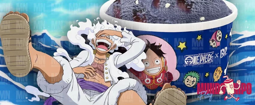O famoso Ponche de Frutas Gomu-Gomu da Baskin-Robbins está de volta. Descubra o sabor da Akuma no Mi e aproveite essa edição limitada de One Piece.